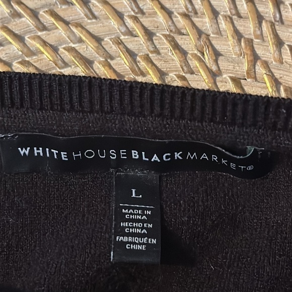 NWOT Women’s White House Black Market Pleated
Sleeve Sweater Dress Size Large - Picture 11 of 12